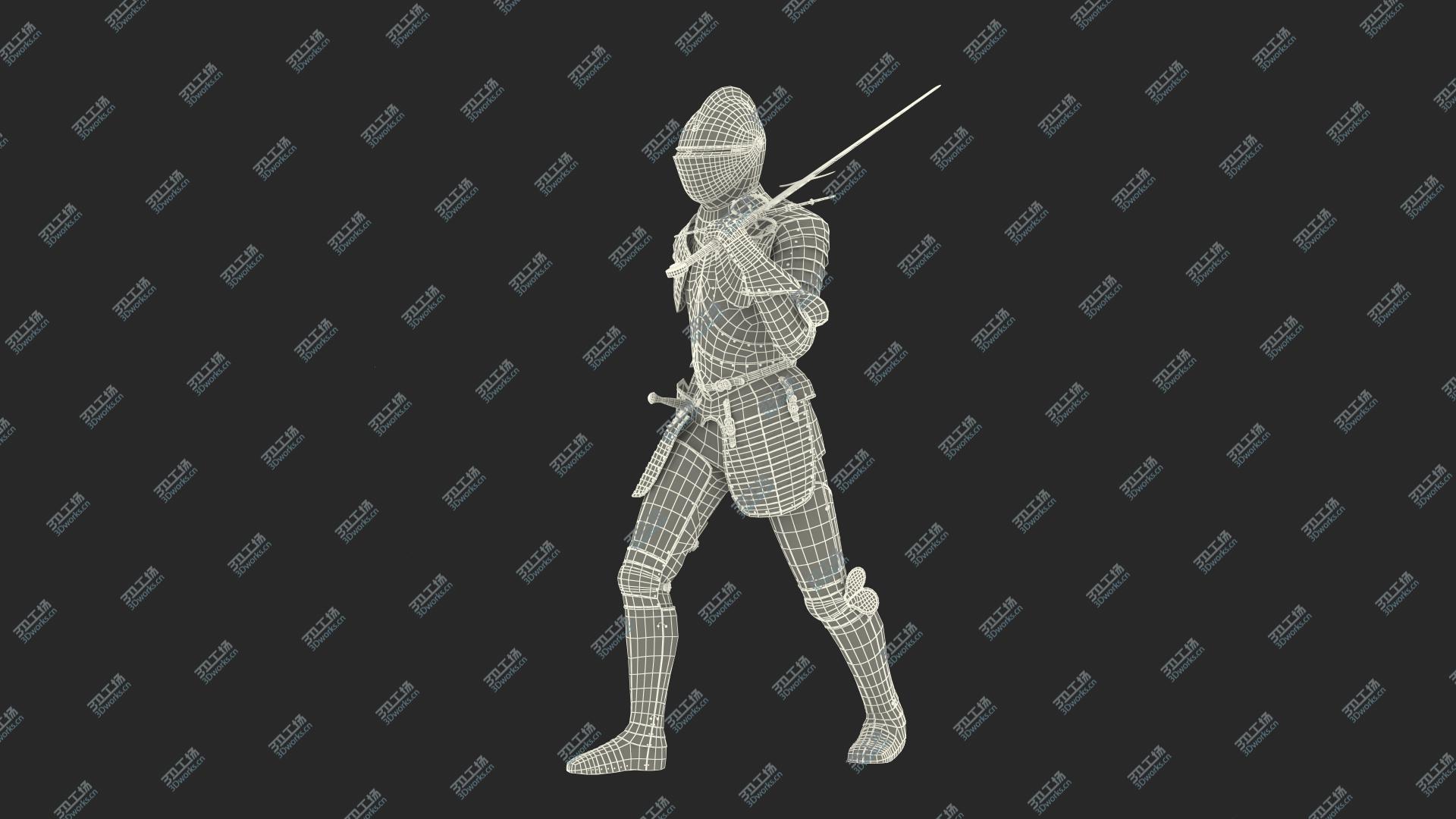 images/goods_img/20210313/3D Polished Knight Plate Armor Walking Pose/4.jpg